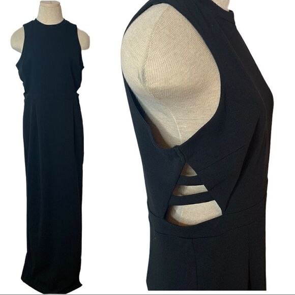 LuLus Black Maxi Dress  - Picture 1 of 9